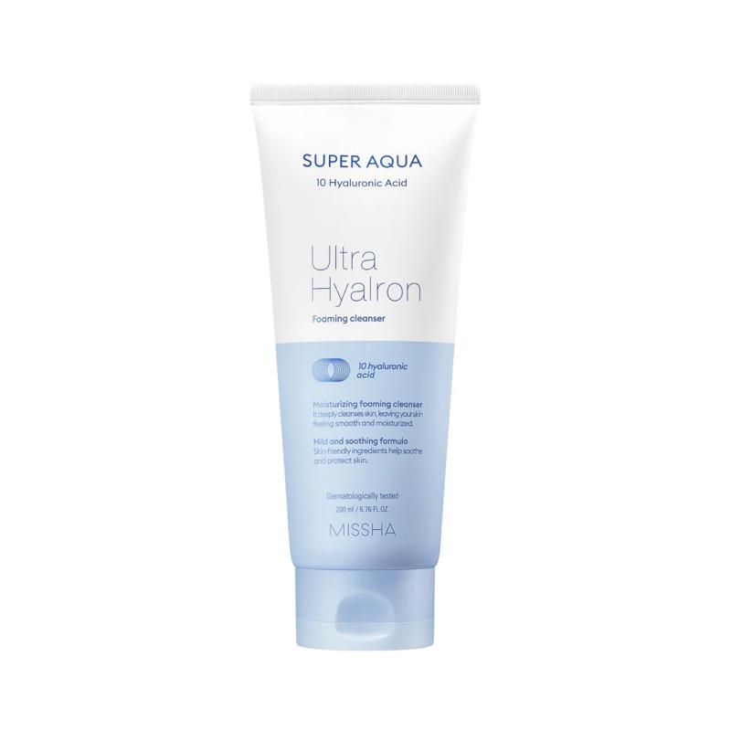 

[MISSHA] Super Aqua Ultra Hyalron Foaming Cleanser 200ml