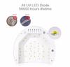 48W/80W SUN LED Nail Lamp UV LED Lamp Nail Dryer 36 PCS LEDs Nail Lamp for Curing UV Gel Nail Polish with Sensor LCD Display