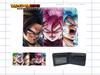 Portfel zapinany na zamek Dragon Ball Z z nadrukiem anime, krótki uchwyt na karty, kolorowa, przenośna portmonetka dla studentów, mężczyzn, kobiet 1 szt.