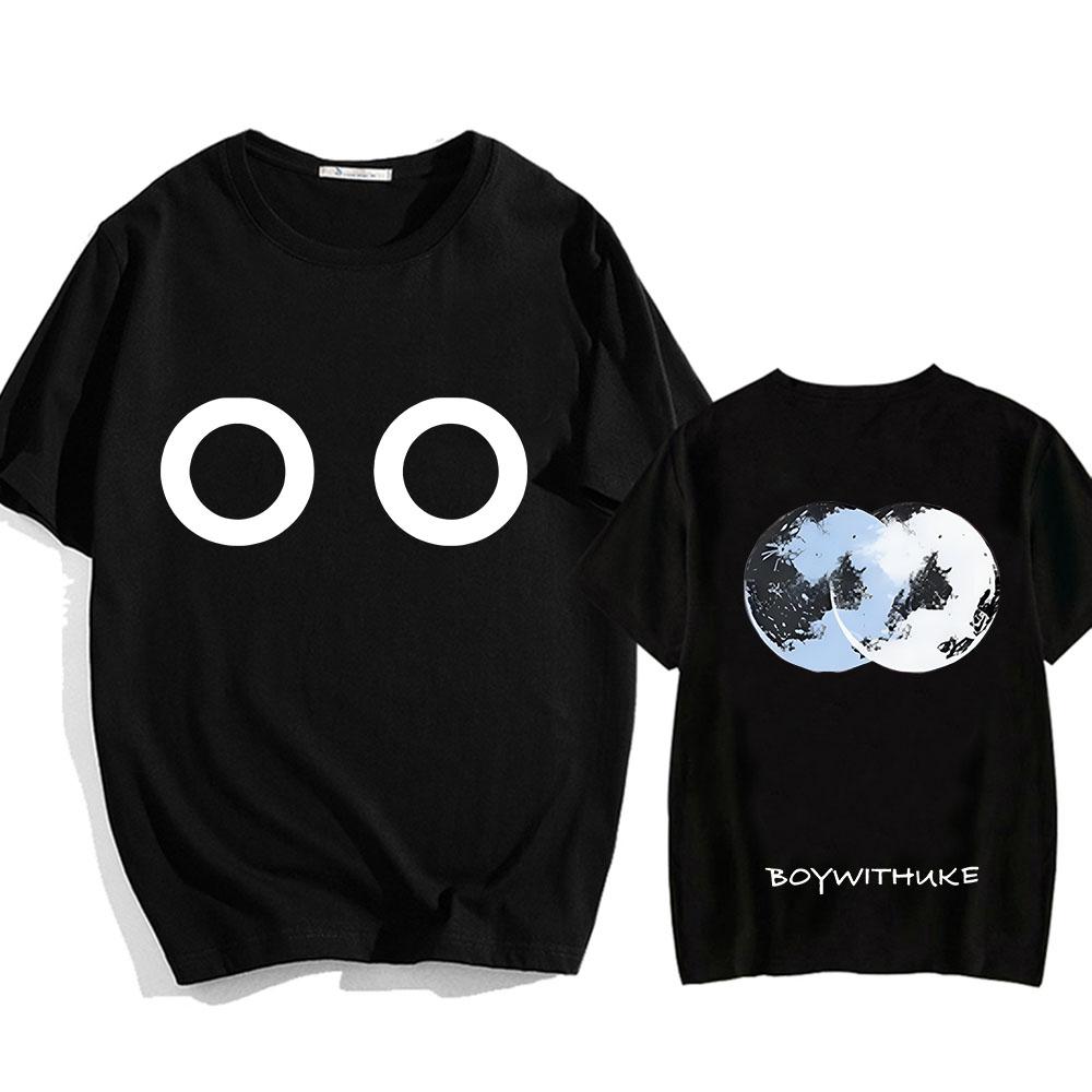 

2024 Summer BoyWithUke T-shirt Graphic Printing O-neck Hip Hop Tee-shirt Short Sleeve Fashion Tshirt Camiseta Hombre Gothic Top 4XL