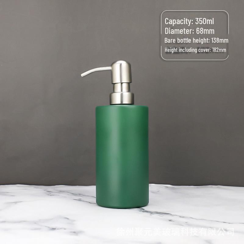 Nordic Style Glass Lotion & Soap Bottle for Home, Hand Sanitizer, and Hotel Shower Gel