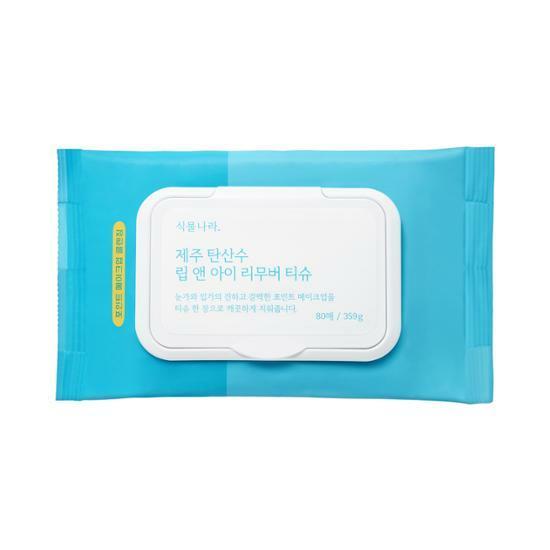 

Shingmulnara Jeju Sparkling Water Lip & Eye Remover Tissue (80ea)