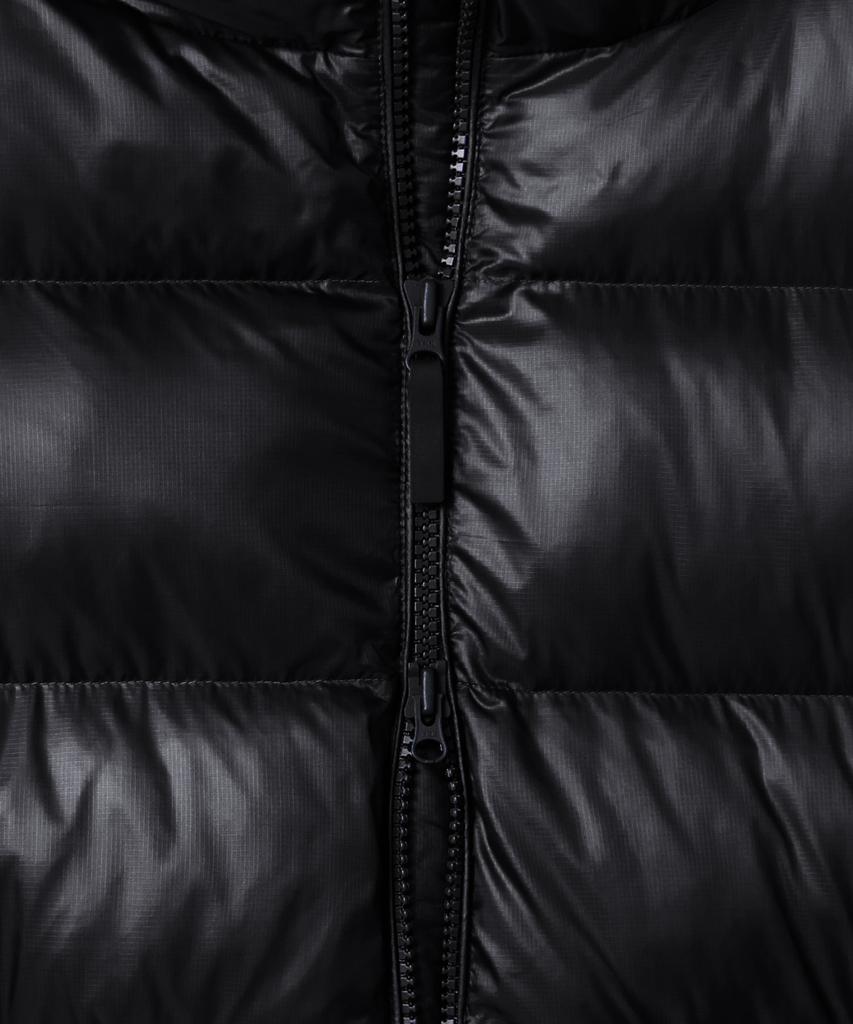 Musinsa Standard Glossy Ripstop Hooded Short Padded Jacket [Black]
