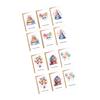 12Pcs Cartoon Dog Birthday Greeting Card Party Invitation With Envelope For Husband Wife Adult Children Anniversary