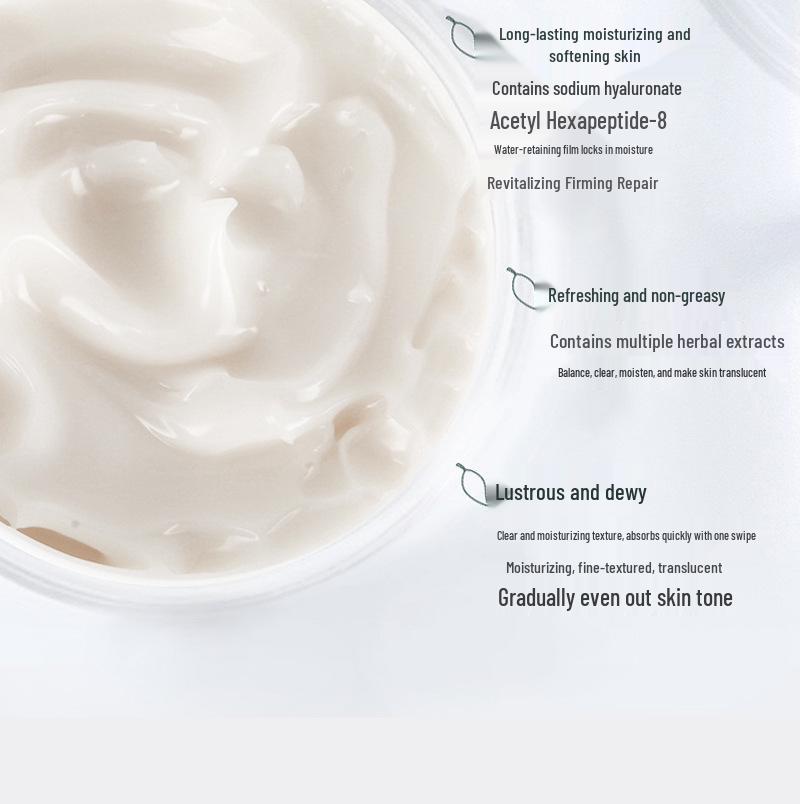 Hyaluronic Acid Hydrating Face Cream - Moisturizing, Nourishing, Plumping, Brightening, and Soothing Repair Cream for Beauty Salons