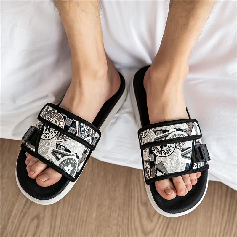 Fashion Slippers for menTrendy Style Letter Print Design High Quality Beach Slippers Can Be Worn Out Premium Fashion Women's Casual