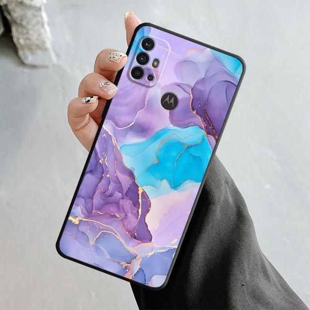 Housse Portefeuille Cuir Synthétique Pour Motorola Moto G60, G50, G9 Power - Protection 360°