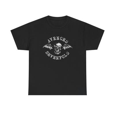 Avenged Sevenfold Grafik T-Shirt Rockband Merch 90er Unisex Schweres Baumwoll-Tee