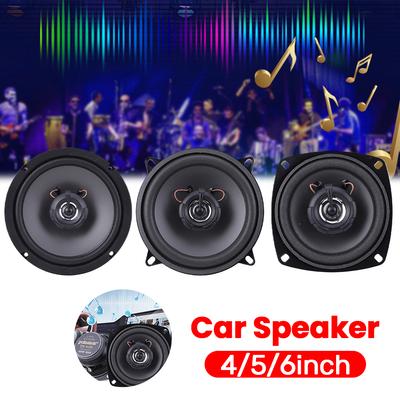 4/5/6 Inch Automobile Audio HiFi Music 4 Ohms 2 Way Car HiFi Coaxial Speaker 300W/400W/500W Vehicle Audio Music Stereo Subwoofer