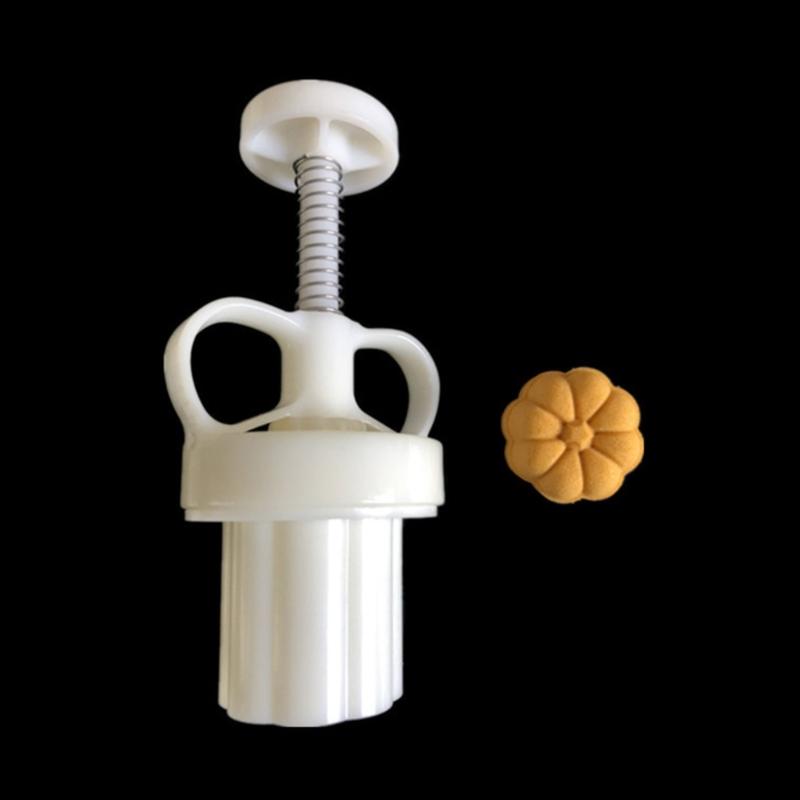 Mooncakes Molds Pumpkin Shape Stamps Hand Press Mungs Bean Cake Molds DIY Bakewares Plastic Material for DIY Bakings