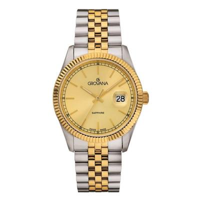 Kensington Royal Two Tone Stainless Steel Champagne Dial Quartz 1542.1141 Men's Watch