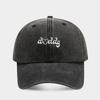 Stickerei Buchstabe Mama Papa Gewaschene Baumwolle Baseballkappe Hip Hop Damen Verstellbare Schirmmütze Outdoor Herren Sonnenschutz Snapback Kappen