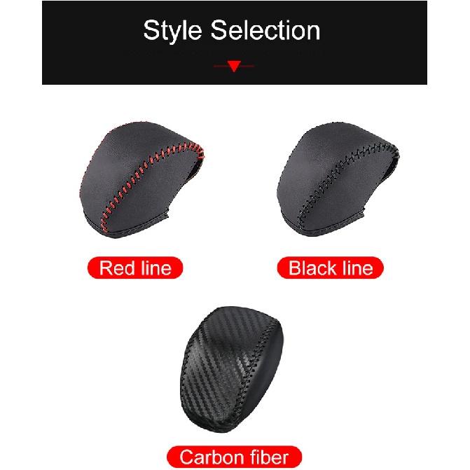 For Toyota RAV4 XA50 2019 2020 2021 2022 2023 2024 2025 Genuine Leather Hand Sewing Gear AT Car Shift Lever Knob Handle Cover