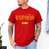 Spanien Flagge Vintage Espana Stolz Spanische Frauen Männer Rotes T-Shirt
