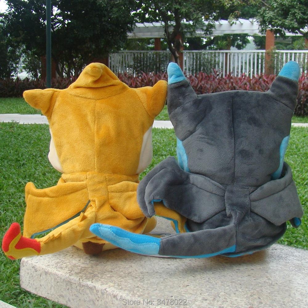 4 Styles Cosplay Plush Mega Shiny Charizard XY Pikachu Cloak Stuffed Toy Cartoon Soft Doll