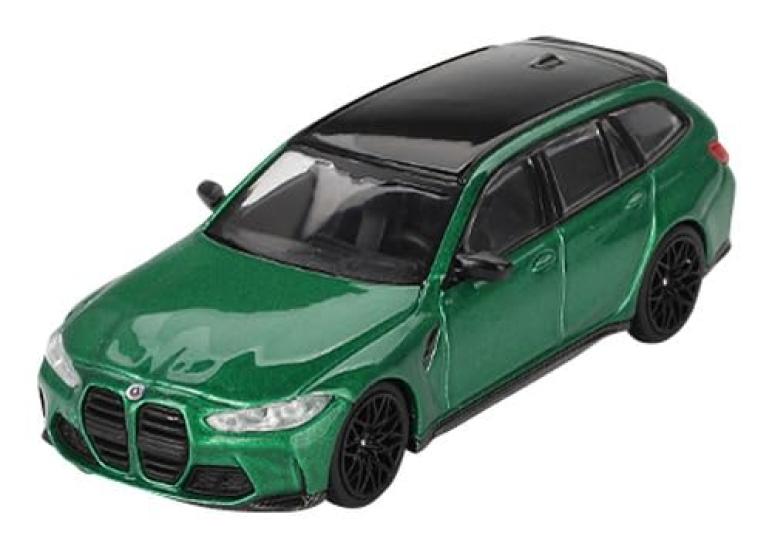 

MINI GT BMW M3 Competition Touring Isle of Man Green Metallic Готовое изделие 1/64 (Правый руль)