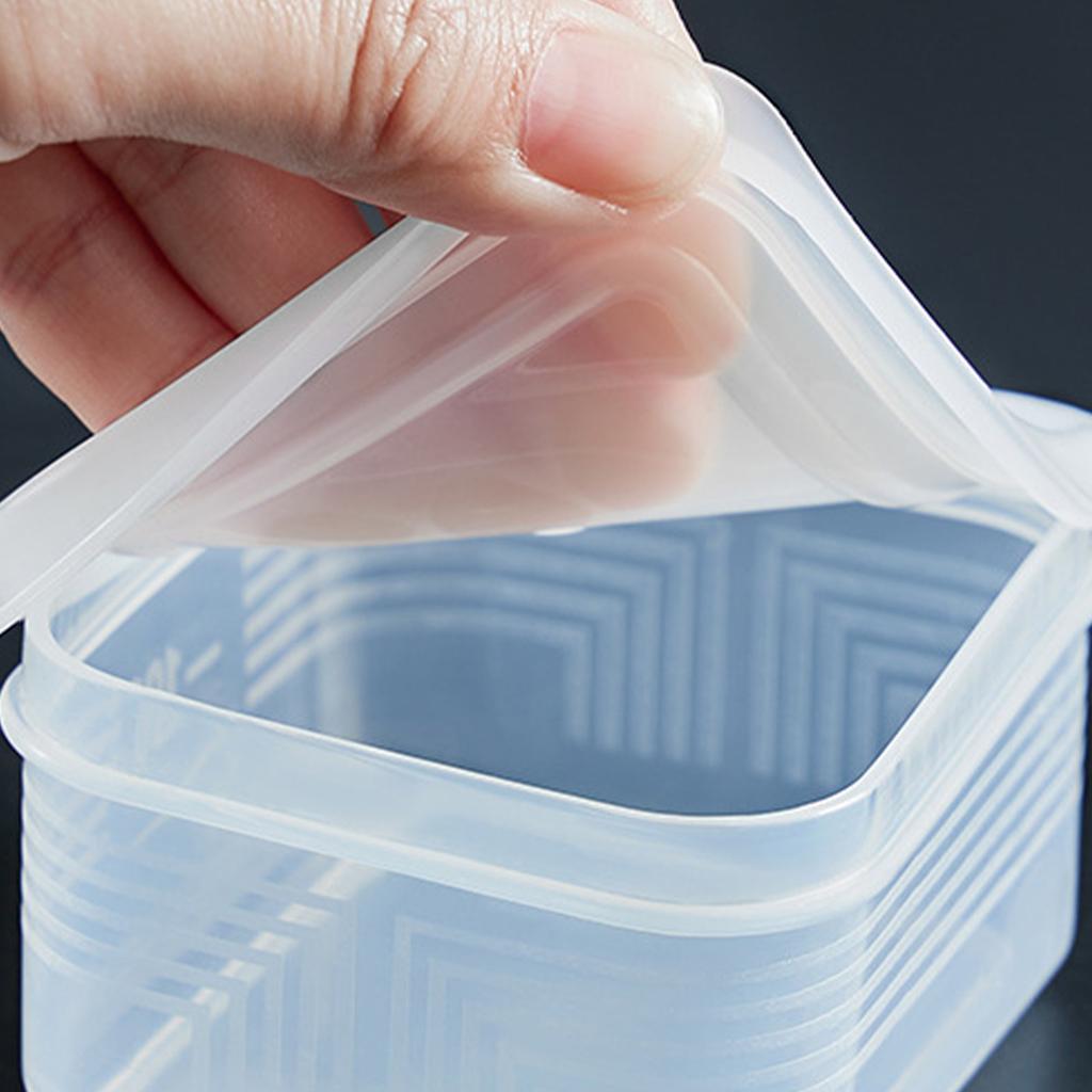 Chladnička na uskladnění potravin Uzavřená opakovaně použitelná multifunkční krabice na skladování potravin do kuchyně