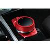 ABS Fit For BMW 5 Series G30 2018- Red Console Multimedia Button Frame Decor
