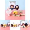 Complete 4-piece Handcrafted Pvc Figurine Set For Demon Slayer Fans