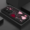 Love Hearts Print Case For Samsung A57 A37 A27 A17 S26 Ultra S25 FE A56 A36 A26 A16 A55 A35 A25 A15 A54 5G S21 S22 S23 S24 Plus Shockproof Cover