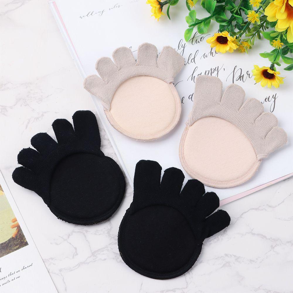 Invisible Socks High Heels Pain Relief Five Fingers Socks Forefoot Pad Toe Socks Non-Slip
