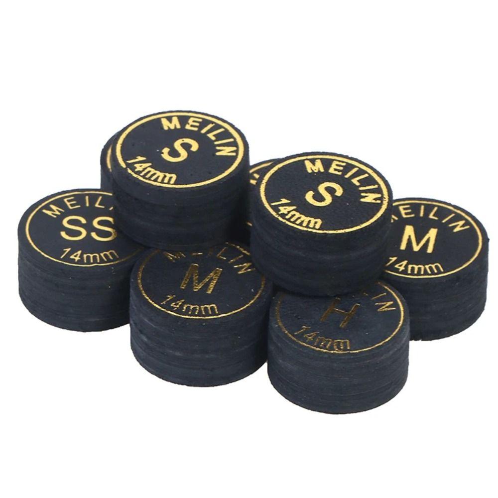 Leather Snooker Cue Tip Professional Pigskin Stick Tips Billiard Heads Tips  Home Game Room