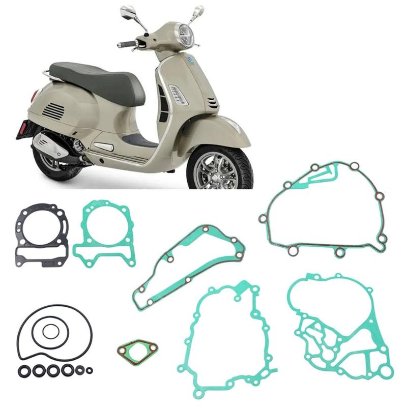 Motorcycle Full Gasket Kit Repair Part Motorbike Engine Cylinder Head Gaskets Crankcase Oil Tank Pan Gasket