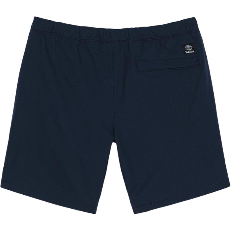 Timberland Ss25 Brand Logo Solid Color Outdoor Lace-Up Breathable Five-Point Casual Shorts Men shorts Deep-Sapphire-Blue A6EY1-433