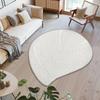 Special-Shaped Creative Carpet Bedside Blanket Living Room Coffee Table Sand Mat Irregular Carpet Fresh Imitation Cashmere Dirt-Resistant Floor Mat