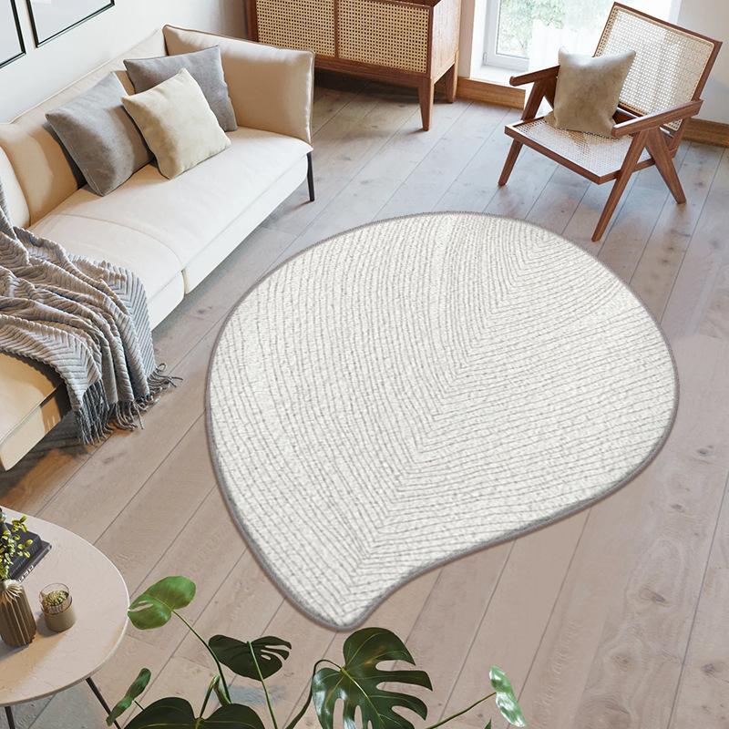 Special-Shaped Creative Carpet Bedside Blanket Living Room Coffee Table Sand Mat Irregular Carpet Fresh Imitation Cashmere Dirt-Resistant Floor Mat