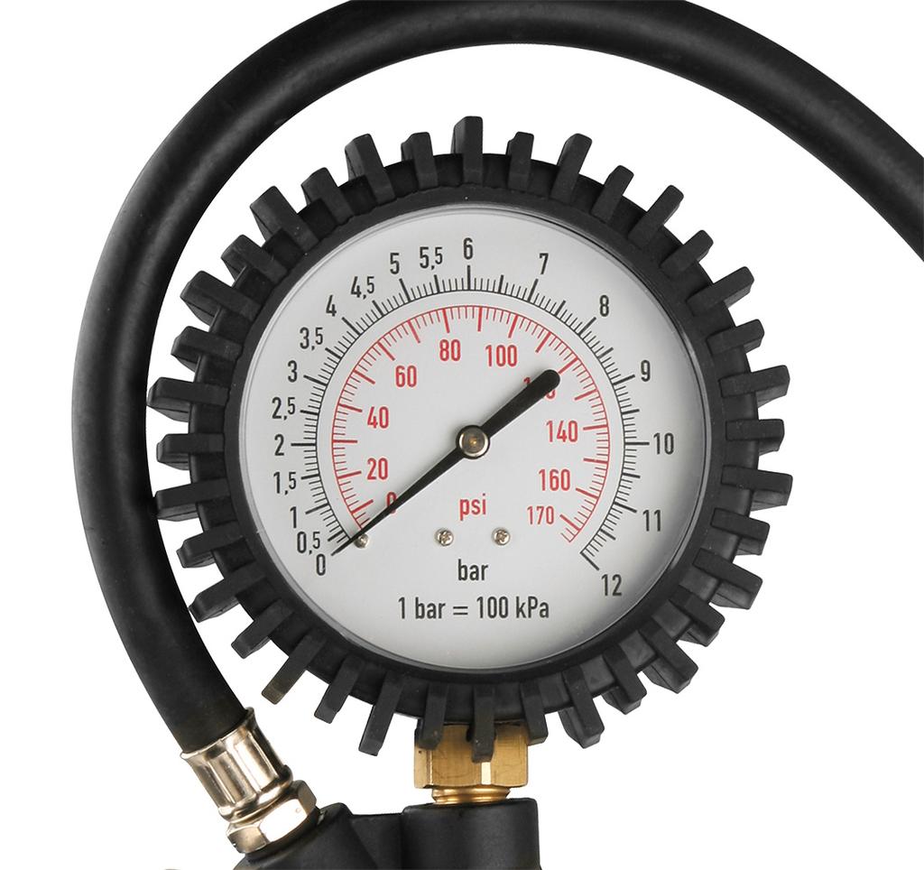 Inflating Gun with Pressure Gauge 80 Mm