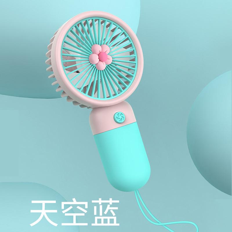 New Flower Mini Portable USB Handheld Fan - Summer Fresh and Compact Electric Fan
