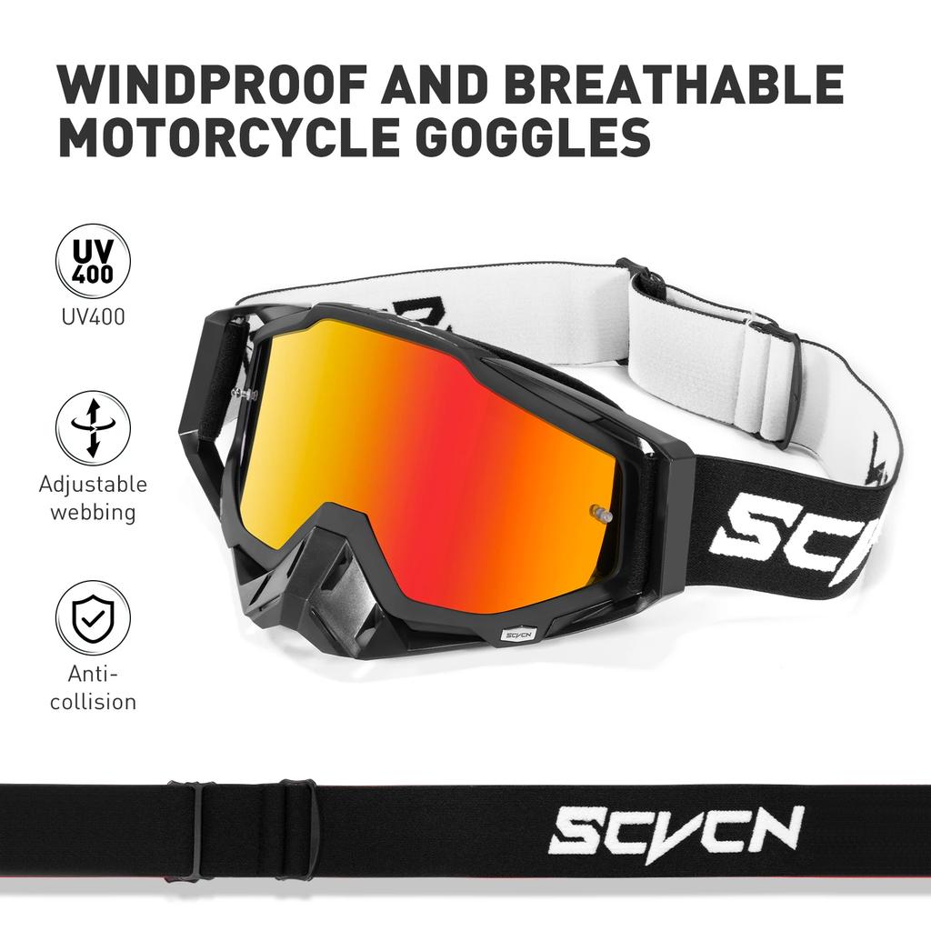 Cycling Glasses Motorcycle Glasses Goggles Motocross Goggles Helmet MX Moto Dirt Bike ATV Ski Outdoor Sports Glasses