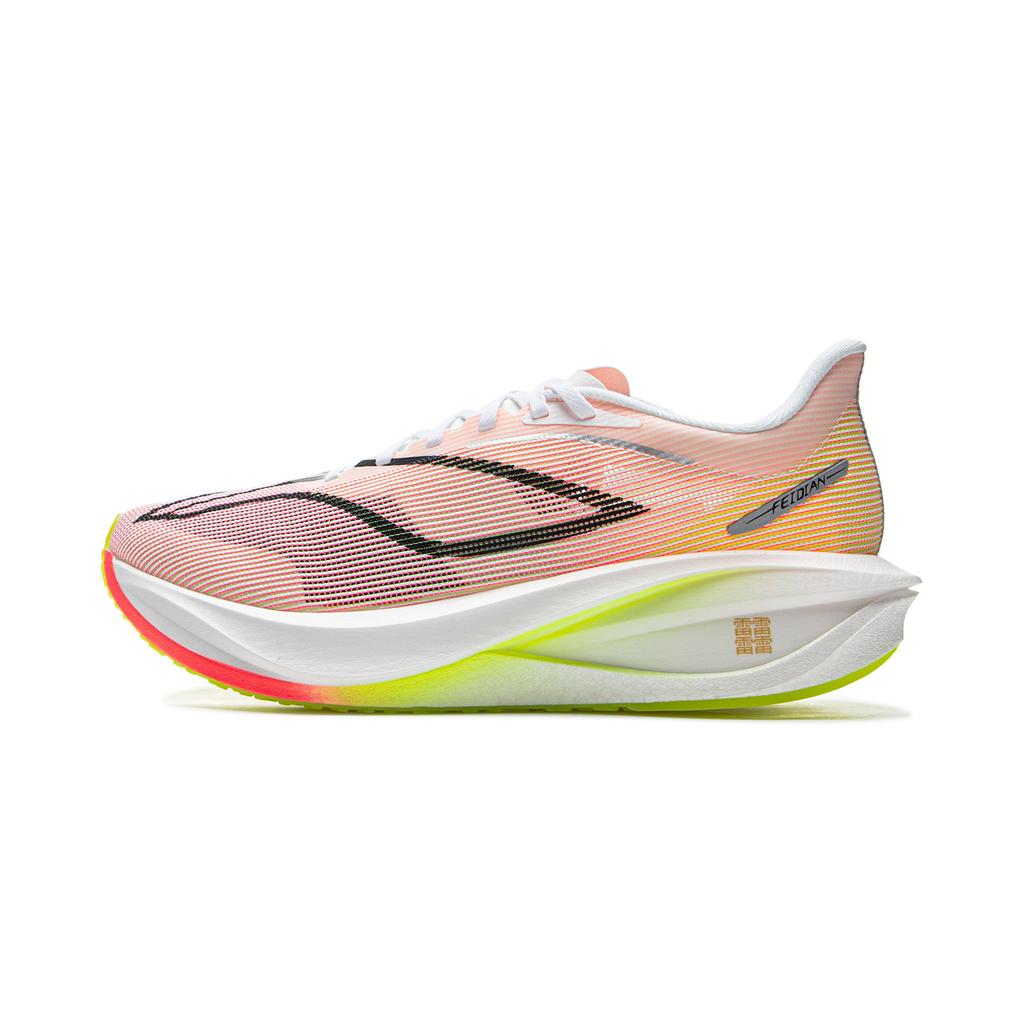 Li Ning Feidian 5 Challenger Scarpe da Running Ammortizzate con Tecnologia Ultraleggera Uomo Sneakers Rosa ARMV001-15