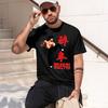 Ina Kung Fu ie an Drunken Master Film Drachenkampf Kurzarm Tee Vintage Zu Neues Modell Unisex Kurzarm Rundhals T-Shirt