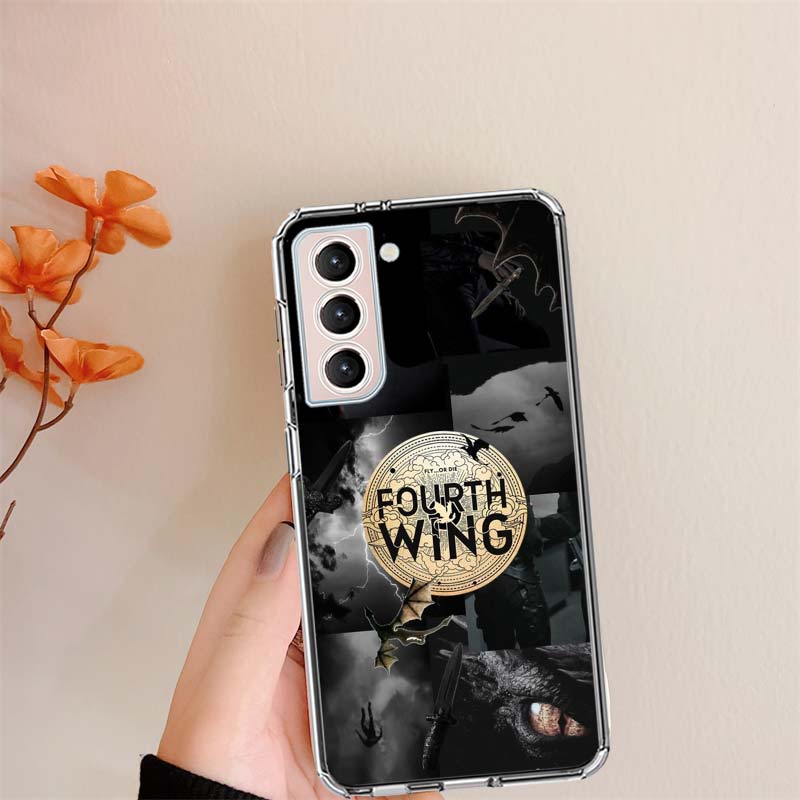 F-Fourth W-Wing Dragon Phone Case For Samsung S24 FE Galaxy S22 S25 Ultra S25 Edge S21 S23 FE S20 S10 Plus Cover Shell Coque Cle