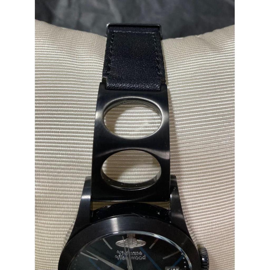 Used Vivienne Westwood Men's Watch Argyle Black VW23C1-B34