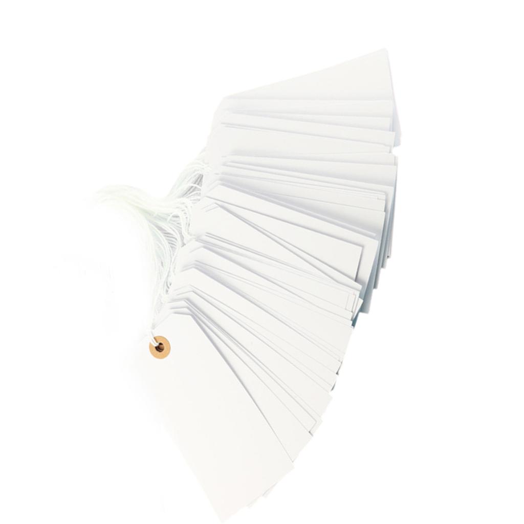 100Pcs Blank Price Label Clothing Labels White Clothing Making Label Small Price Label for Jewelry Crafting Clothes