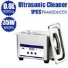 110V/220V Metal Parts 800ml Stainless Steel Basket Ultrasound Jewelry Cleaner Digital Ultrasonic Cleaner Heater Manicure Tools
