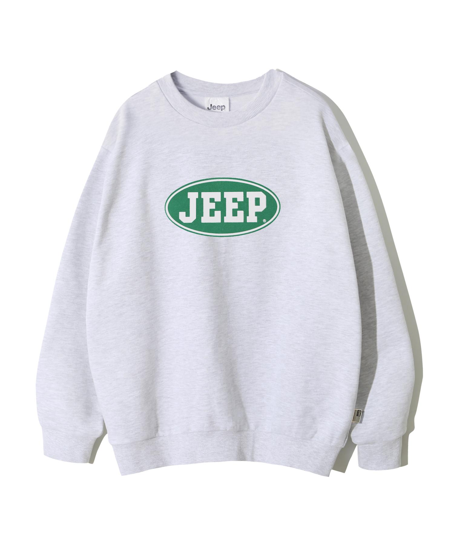 Свитшот с логотипом Jeep Circle (Jo5Tsu832Mw) Melange White/L