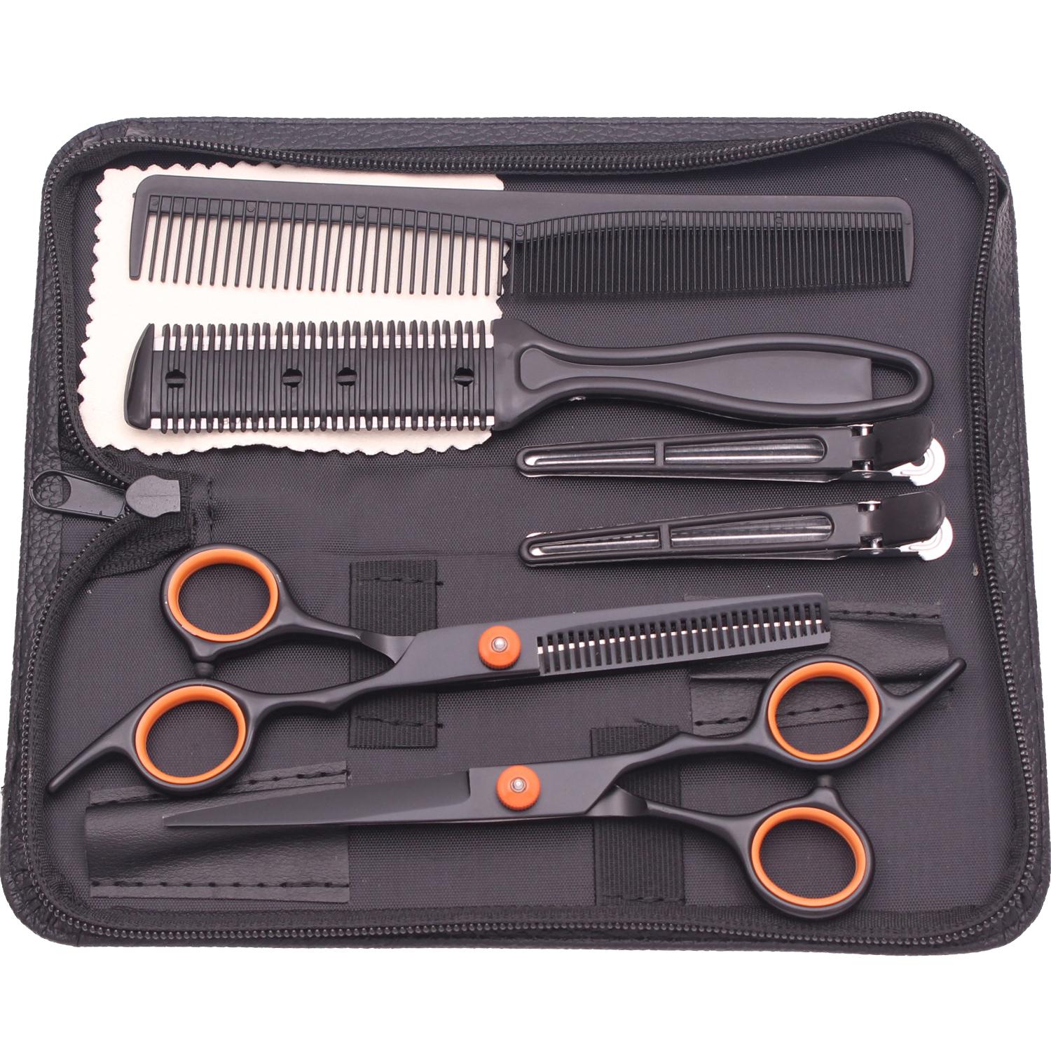 

6,0 дюймов ножницы для волос профессиональные ножницы для стрижки филировочные парикмахерские набор для стрижки салонов и дома японская сталь 1001