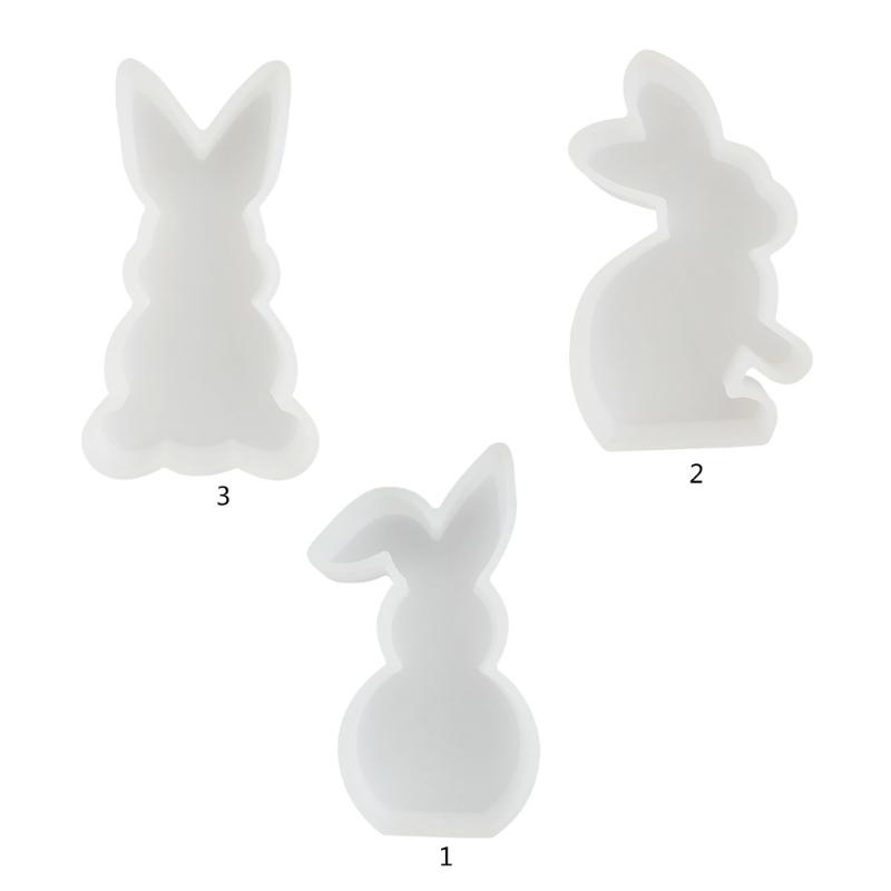 Kreative Silikon-Kerzenform DIY-Aromatherapie-Formen Hasenform Silikon-Wachsform Geeignet für die Herstellung von Duftprodukten