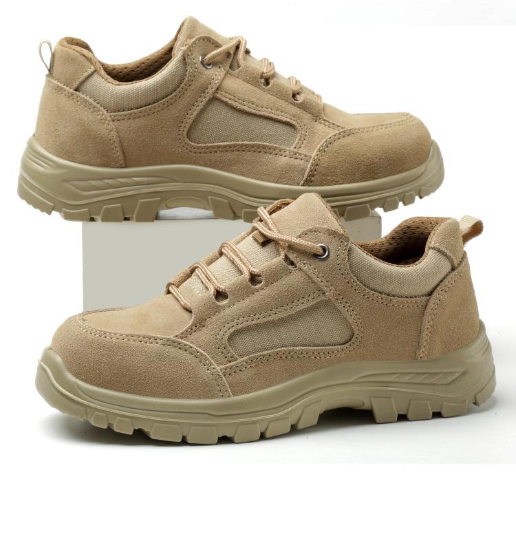 

Oulylan Men Outdoor Male Non Slip Steel Toe Labor Shoes Summer Breathable Safety Boots Anti Puncture Wear Resistant Sneakers 45