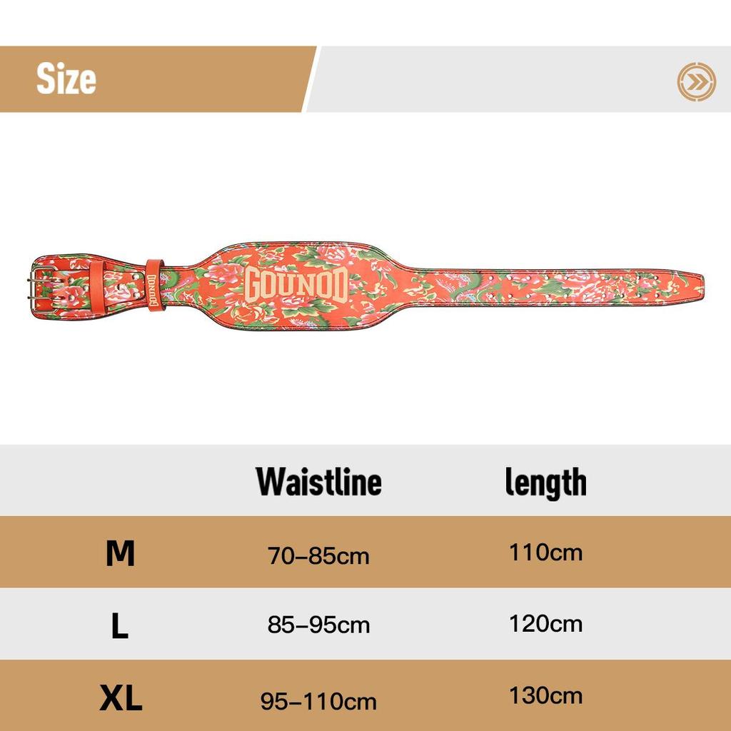 OLIKEI Professioneller Leder Gewichthebergürtel für Männer Fitnessstudio Fitness Taillenstützgürtel Kniebeuge Kreuzheben Lendenrückenstütze Taillenschutz