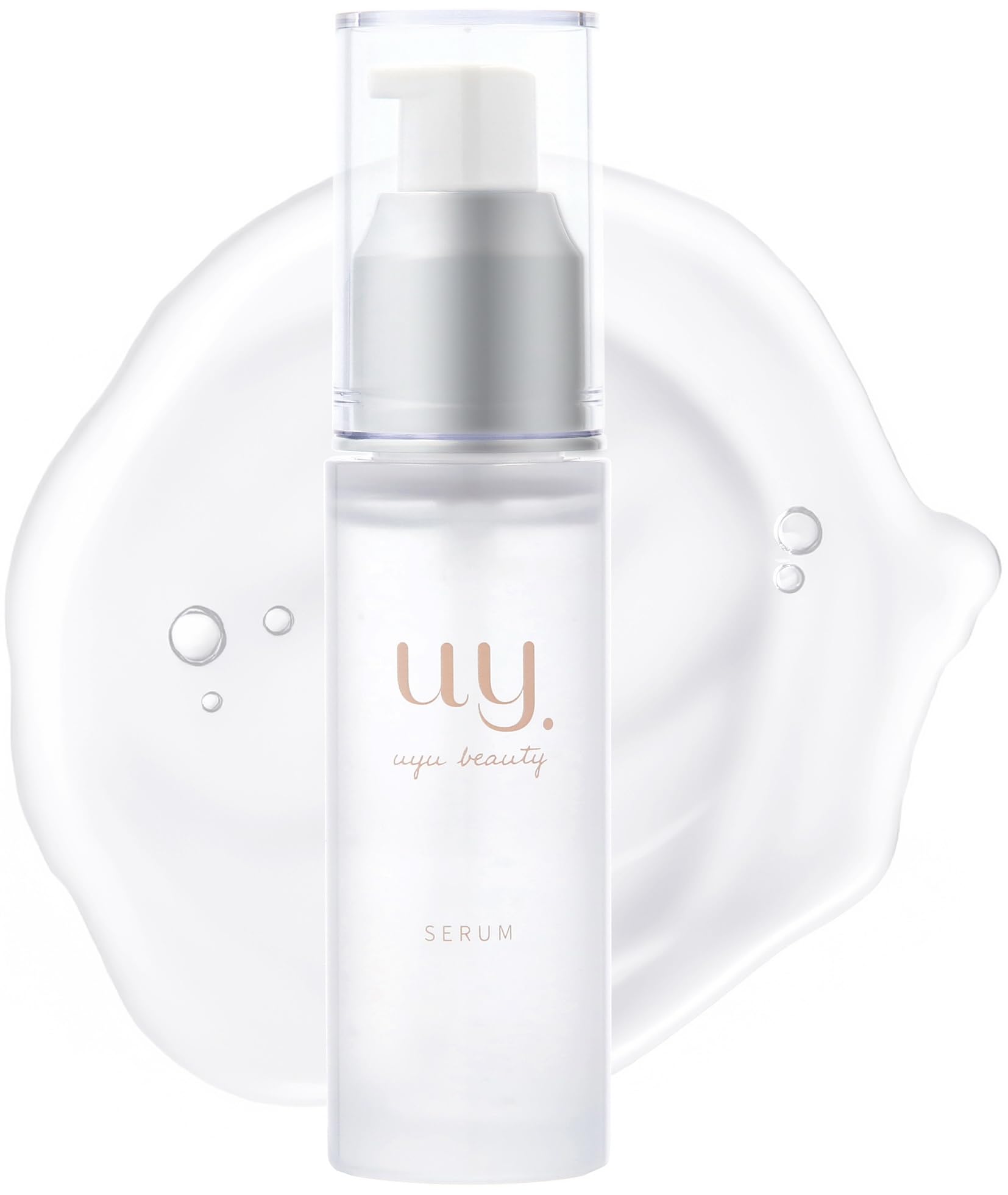 

Uyu Beauty Serum 30ml, a moisturizing serum that replenishes moisture, improves firmness, and refines skin texture. Fragrance-free.