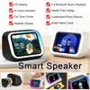 AI Smart Bluetooth 5.4 Speaker With RGB Color Lighting Smart Alarm Clock Voice Assistant Touch Screen LED Weather Clock Display