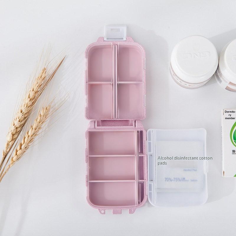 Three-layer Folding Portable Mini Medicine Storage Box Large Capacity Dispensing Organizer