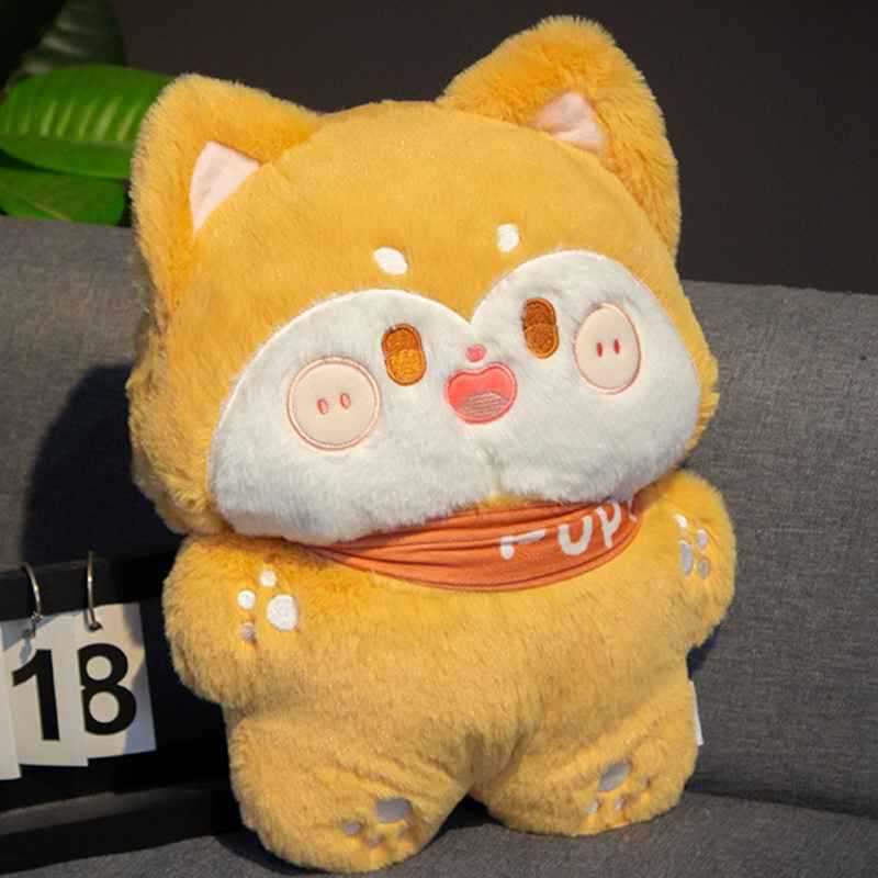 

Собака Пасторальная Серия Плюшевые Игрушки Pp Хлопок Подвеска Цепочка для Школьной Сумки Украшение Shiba Inu,13cm/5.1 in