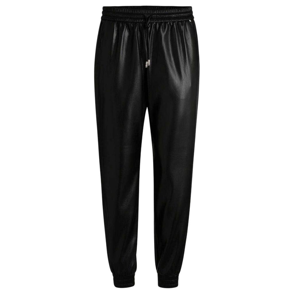 BOSS Calças Jogger Femininas/Senhoras Lisas de Corte Relaxado