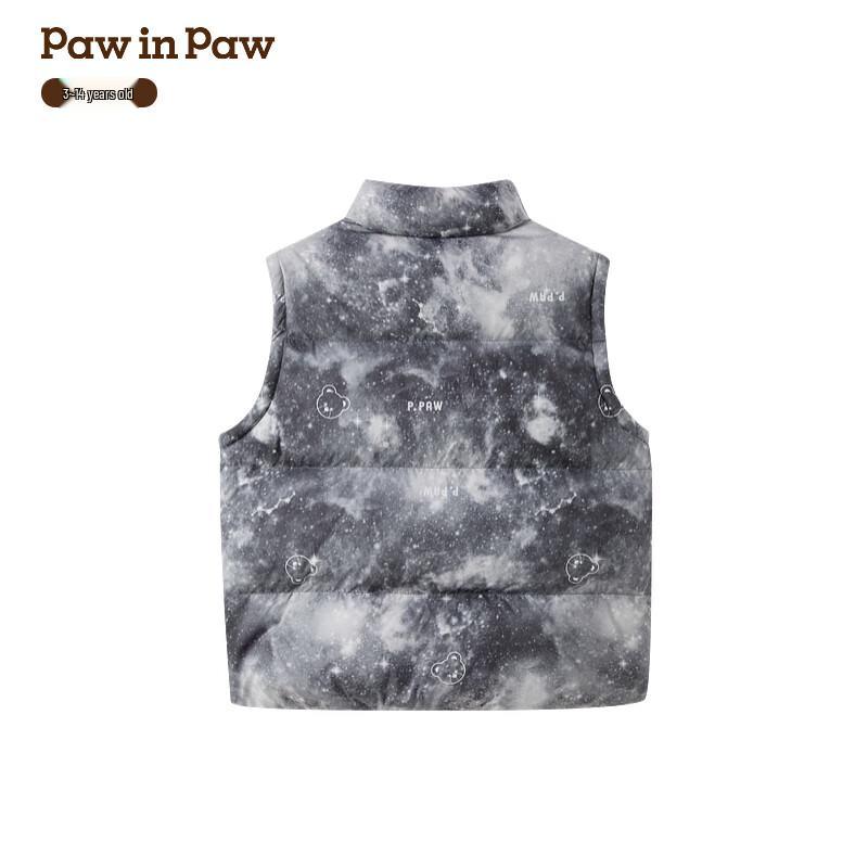 PawinPaw Boys  Cartoon Bear Workwear Down Vest 150
